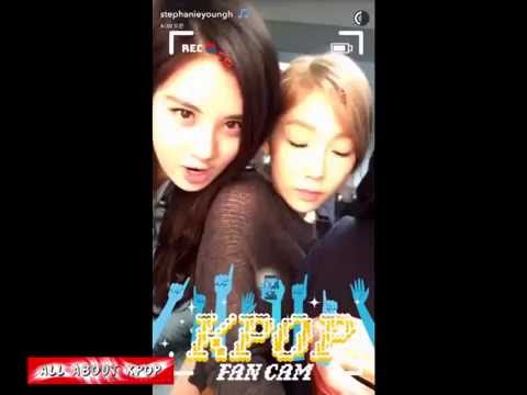 SNSD Tiffany Snapchat with TaeTiSeo