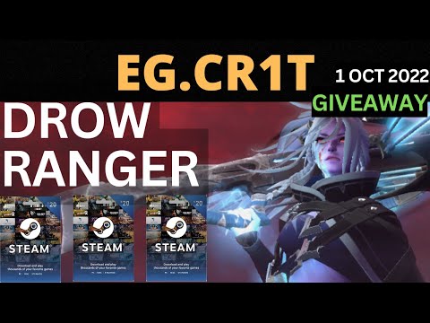 EG.CR1T DROW RANGER - Dota 2 Pro Gameplay