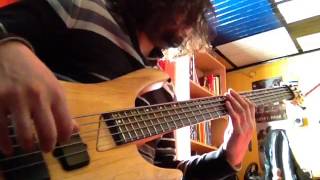 Video thumbnail for Washburn XB500 - pre amp Spector - armonicos by karlinbass