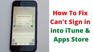 how to fix cant sign into itunes &amp; app store on iphone and ipad after ios 13