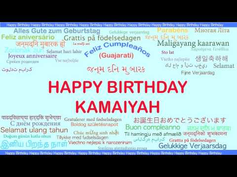 Kamaiyah   Languages Idiomas - Happy Birthday