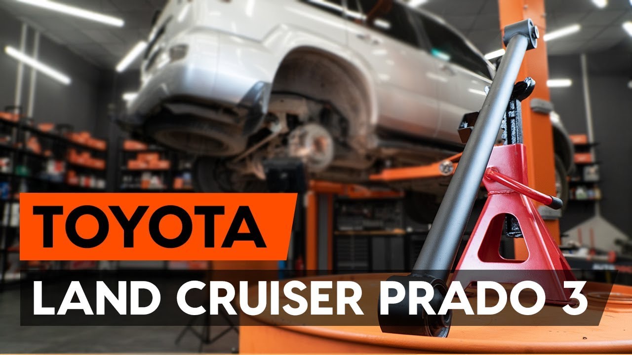 Πώς να αλλάξετε κάτω υστερών βραχίονας πίσω ανάρτησης σε Toyota Prado J120 - Οδηγίες αντικατάστασης