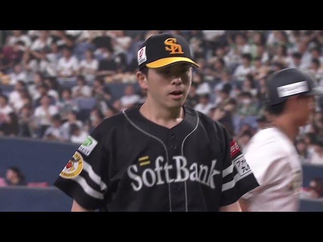 【7回裏】抜群の安定感!! ホークス・大関友久 7回105球無失点の好投で今季6勝目を挙げる!! 2025年7月9日 オリックス・バファローズ 対 福岡ソフトバンクホークス