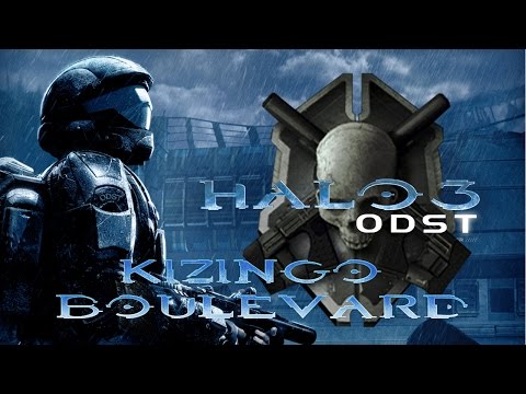 Halo 3 ODST Legendary Walkthrough:  Mission 3  - Kizingo Boulevard