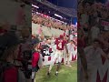 Jalen Milroe was HYPED after Alabama beat Georgia!