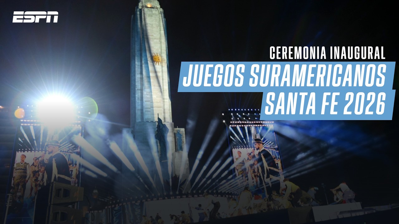 LO MEJOR DE LA CEREMONIA INAUGURAL DE LOS JUEGOS SURAMERICANOS SANTA FE 2026