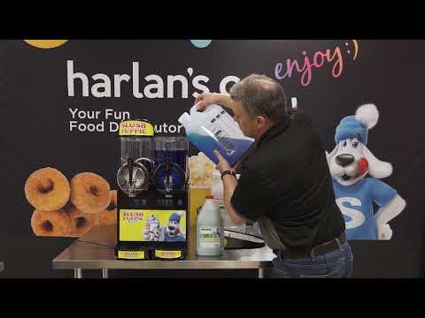 Ugolini Slush Machine -  Mixing Slush Puppie Neutral Base - Harlan's