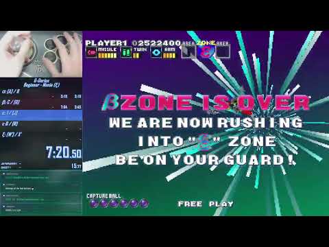 [PS4] G-Darius Beginner - Mania (ξW') One Life in 24:08