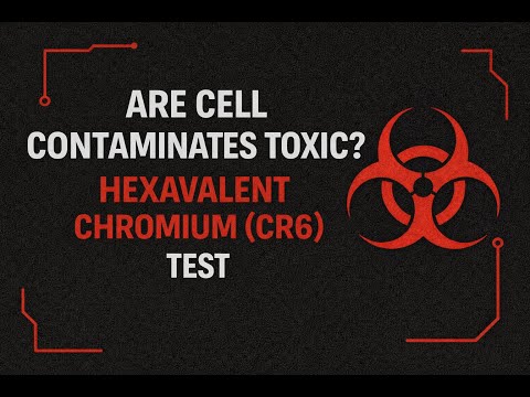 Are Cell Contaminates Toxic? Hexavalent Chromium (CR6) Test