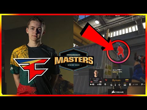 THATS WHY FAZE PICKED BYMAS, JW WALLBANG, BROKY FAZE CLUTCH - DreamHack Masters Spring 2020 #3
