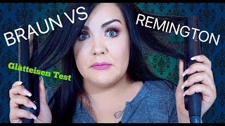 REMINGTON S 6505 VS BRAUN ST780 Satin Hair 7 SensoCare