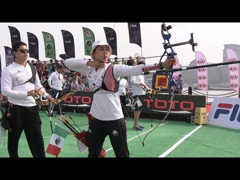 Korea v Mexico – recurve mixed team bronze | Shanghai 2013 Archery World Cup S1