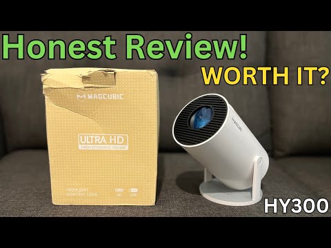 Testbericht zum Magcubic HY300-Projektor! Magcubic HY300 Pro 4K Android-Installation! Lohnt es sich?