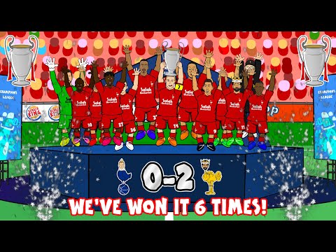 🏆🏆🏆LIVERPOOL 6 TIMES🏆🏆🏆 (0-2 Champions League Final 2019 Tottenham Song Goals Highlights)