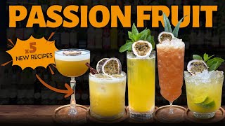 5x PASSION FRUIT Cocktails you need to try, that you can make at home