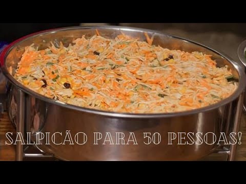SALPICÃO PARA 50 PESSOAS, A QUANTIDADE CERTA!