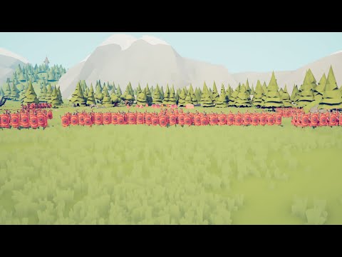 600 Man Massive Battle!  Romans VS Spartans! | Totally Accurate Battle Simulator (TABS)