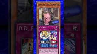 YOU DON’T EVER TALK ABOUT D.D. POST LIKE THAT AGAIN, DO YOU HEAR ME?!?! #yugioh #domainformat