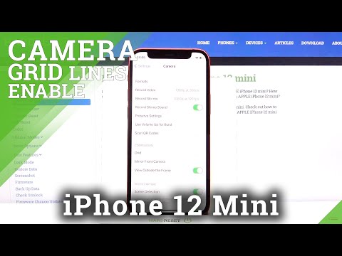 How to Enable Girdlines on iPhone 12 mini Camera – Camera Settings