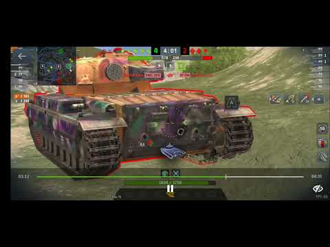 WOT Blitz Bisonte C45 Master Gold 2 kills 3889 damage 1353 exp 28/8/2023