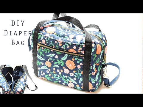 DIY Diaper Bag | Baby Bag with 5 Pocket | Sewing Tutorial