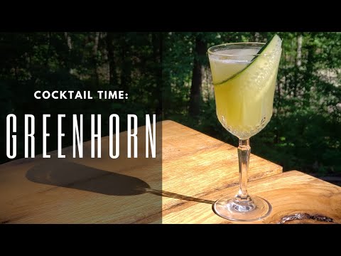 Cocktail time: The Greenhorn (Refreshing summer cocktail with gin, cucumber and elderflower)