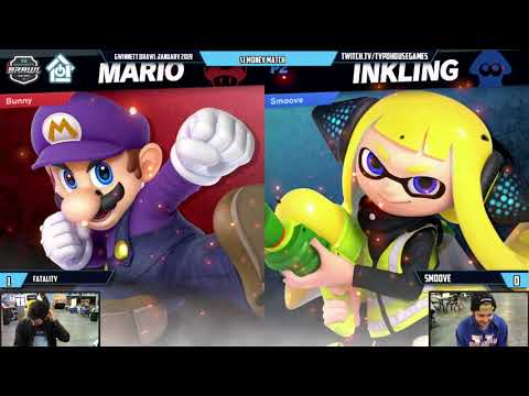 Gwinnett Brawl February 2020 - Fatality(Mario) VS Smoove(Inkling)- $1 Money Match