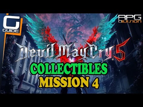 DMC 5 - Mission 4 Collectibles (Secret Mission, Blue & Purple Fragments)