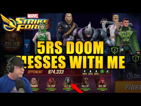 5RS Doom Foils My Alliance War Battles - MARVEL Strike Force - MSF