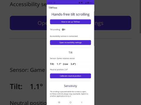 TiltFlow - Tilt to Scroll video thumbnail