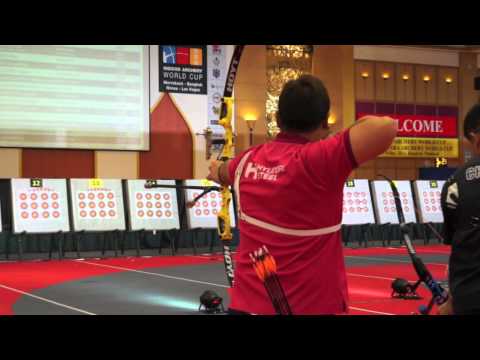 Olympic archer Jin Hyek Oh back tension technique