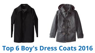 6 Best Boy's Dress Coats 2016