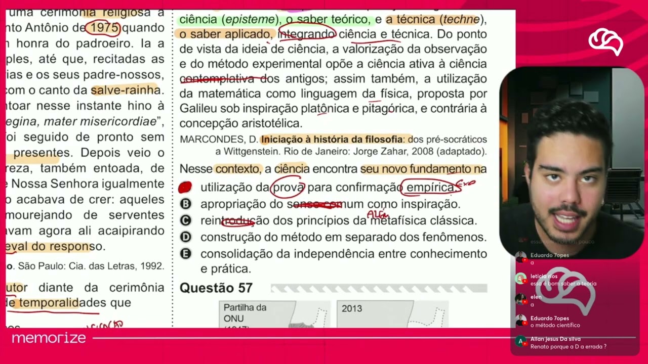 Resolução em Vídeo — Questão 56 ENEM 2019 PPL