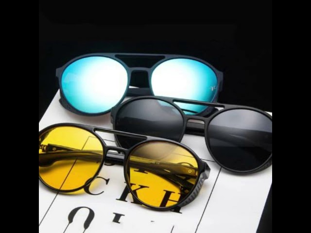 Vídeo relacionado con besbomig Vintage Gafas de Sol para Hombre y Mujer Polarizadas Steampunk Estilo Redondas Metálico Alta Protección UV400