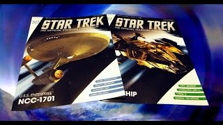 Star Trek Starships Collection #50 & 51 Review - U.S.S. Enterprise NCC-1701 & Hirogen Warship