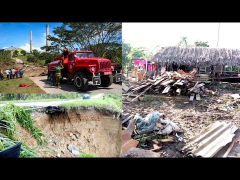 🚨ALARMA: Demoledor impacto del huracán Melissa en Songo-La Maya: viviendas colapsadas
