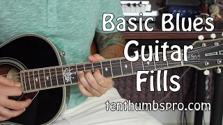 Easy Blues Guitar Fills - Blues Guitar Tutorial