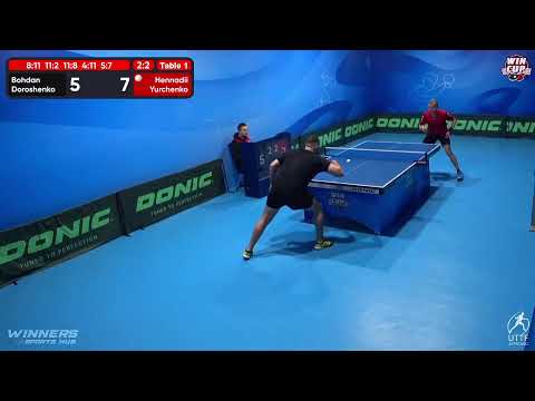 18:30 Bohdan Doroshenko 2-3 Hennadii Yurchenko West 3 WIN CUP 16.11.2022 | TABLE TENNIS WINCUP