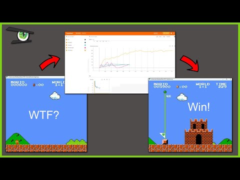 Python Reinforcement Learning using Stable baselines. Mario PPO