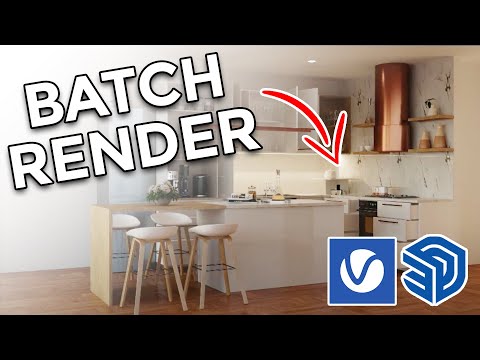 How to Create Batch Renders in Vray 5 for Sketchup | Vray for Sketchup Tutorial