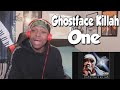 GHOST LEFT THE EARTH ON THIS!!! Ghostface Killah - One (REACTION)