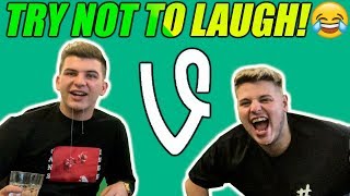 TRY NOT TO LAUGH CHALLENGE WHILE WATCHING FUNNY VINES!