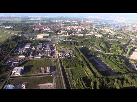 Vogelvlucht Hillegersberg-Schiebroek-Zestienhoven-Wilgenplas.