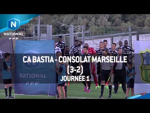 J1 : CA Bastia - Marseille Consolat (3-2), le résumé