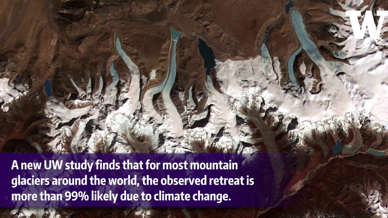 Retreating mountain glaciers are 'categorical evidence' of climate change