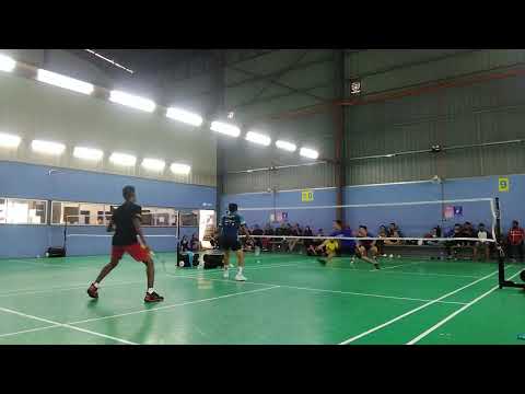Badminton Semenyih SF Men's Double Bakat Baru Tournament - Rashid / Chriss Vs Siang Lun / Wayne Azmi
