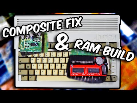 Amiga Sick Hundred - Part 3 - Composite Fix and Building a Chip RAM expansion