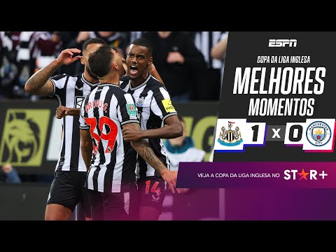 Gols e lances de Newcastle United x Manchester City