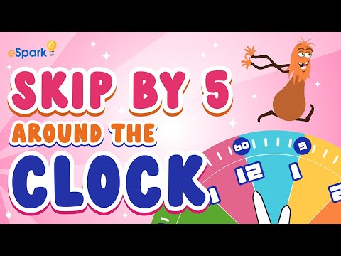 Skip Around the Clock | Telling Time to the Nearest 5 Minutes | 2nd Grade Math | eSpark Music