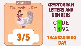 Cryptogram Thanksgiving Day Event Solution | Chapter 3/5